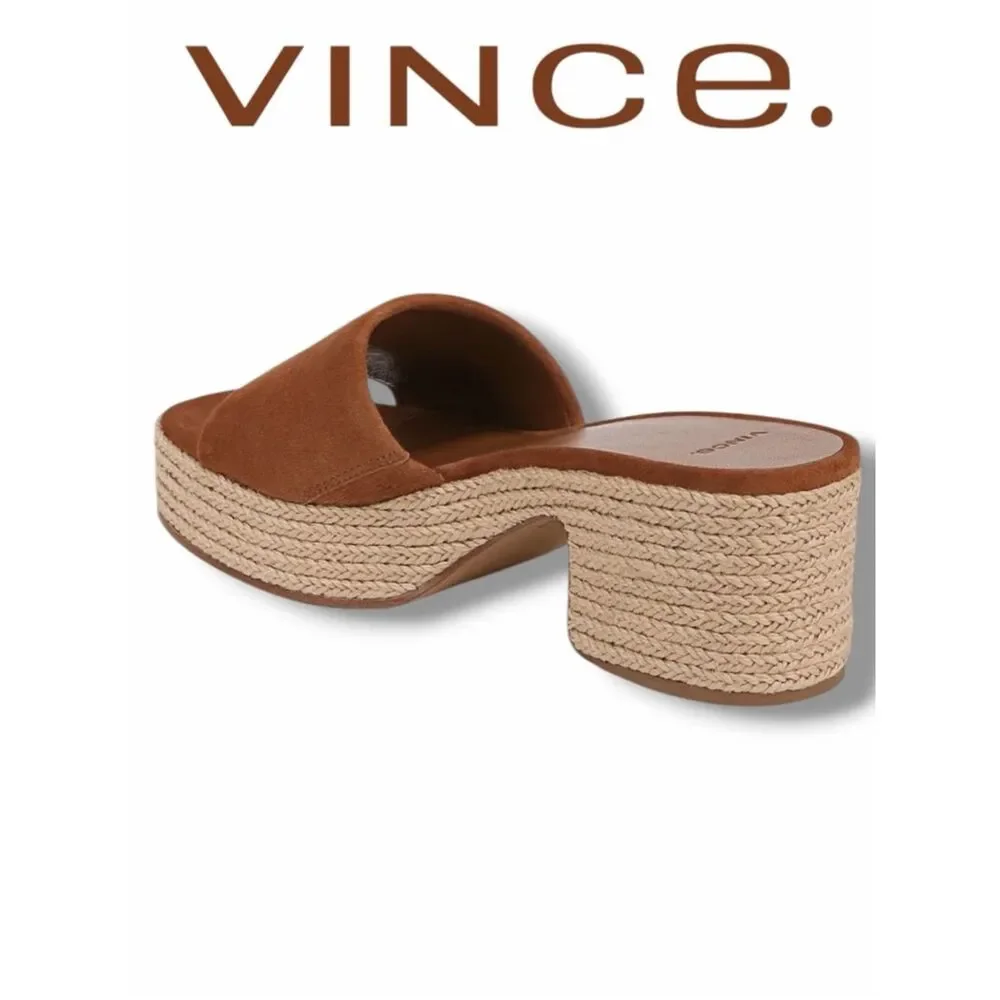 Vince Women’s Margo Platforms in the Size 9 in Sequoia Brown